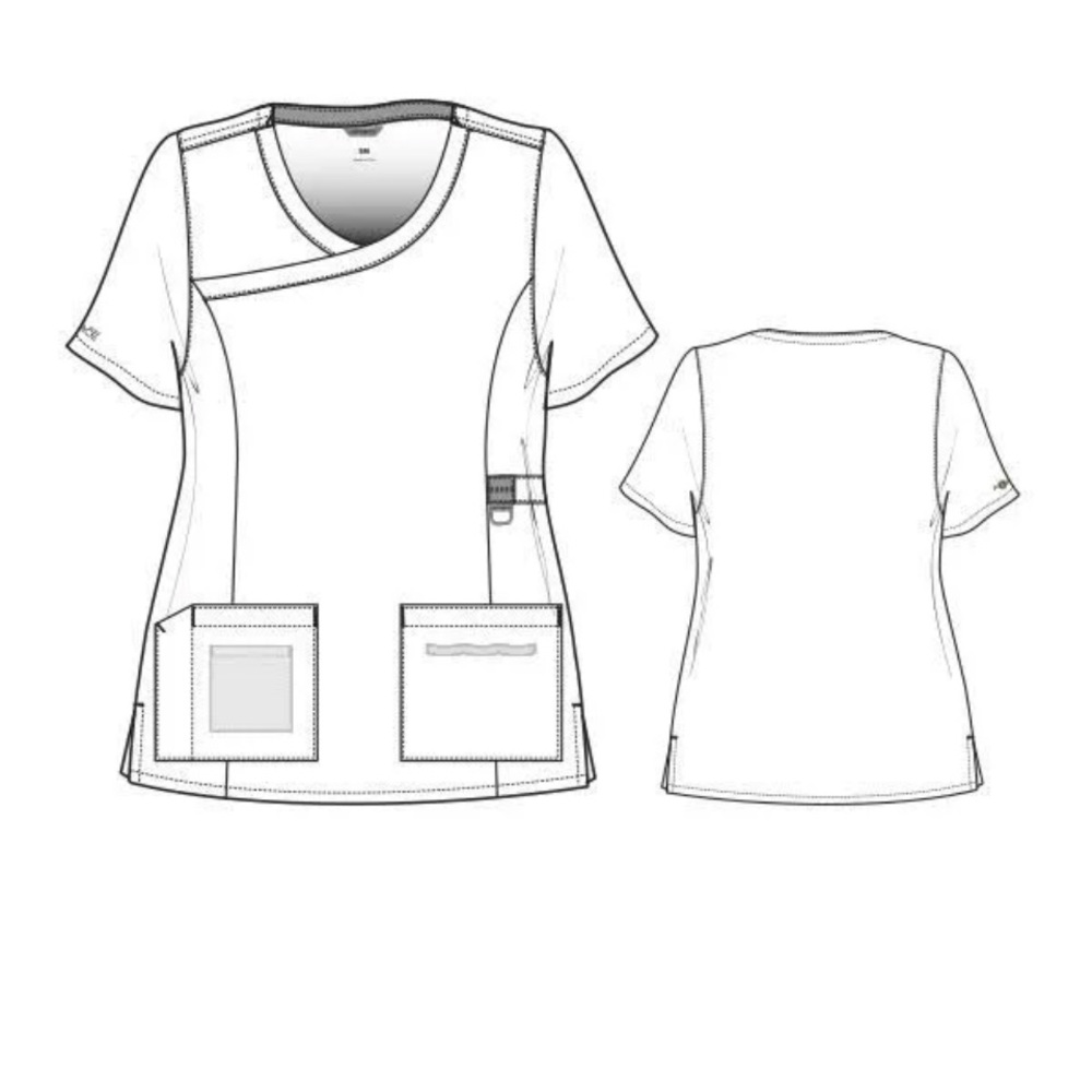 Carhartt y-neck cross-flex scrub top
